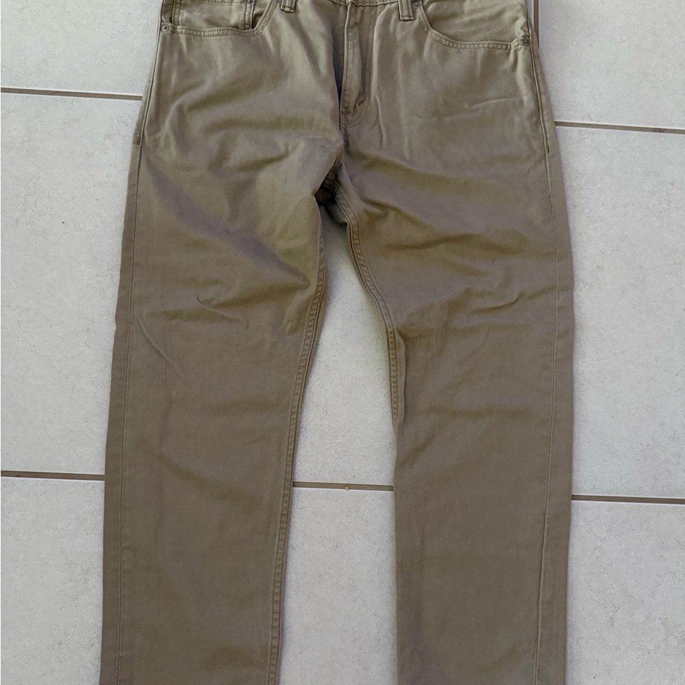 Levi's Men's Khaki Straight Jeans